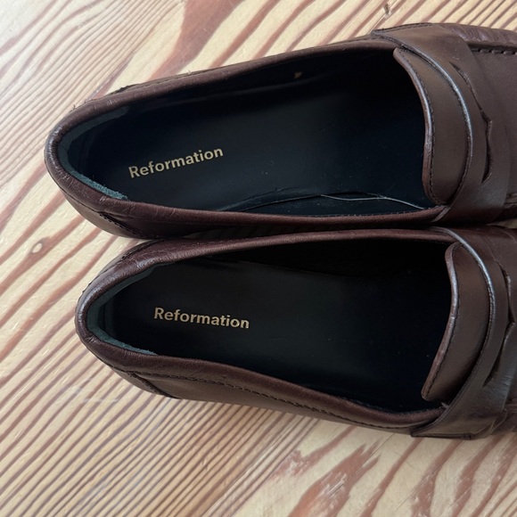 Brown reformation loafers - Picture 2 of 6